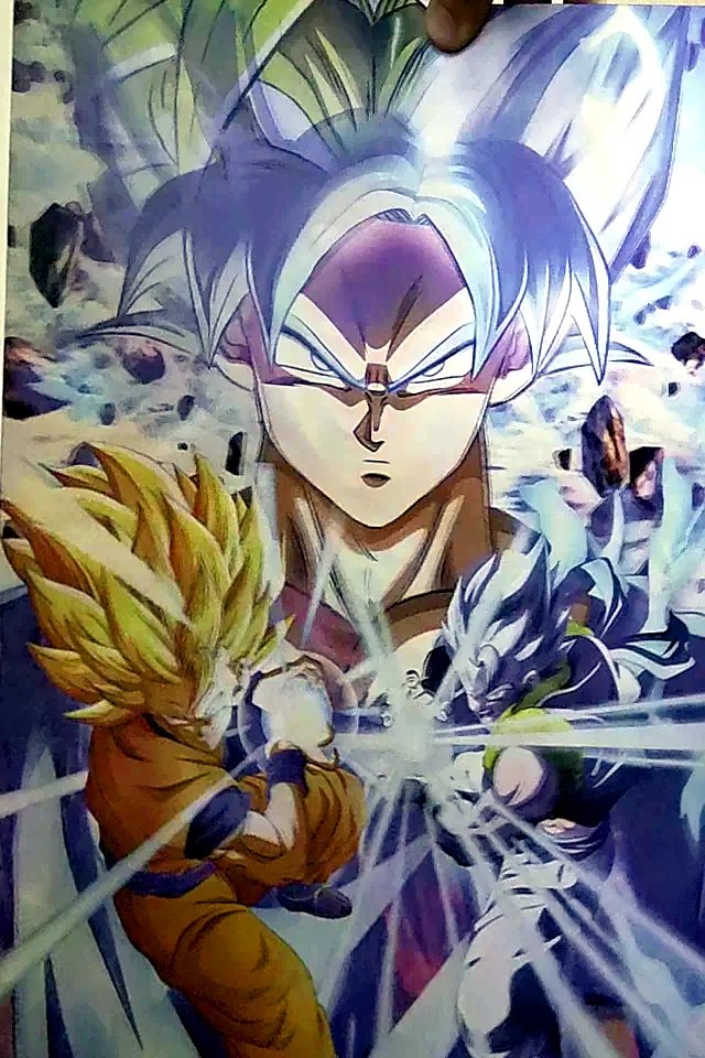 Poster flip de Dragon Ball: Broly y Goku