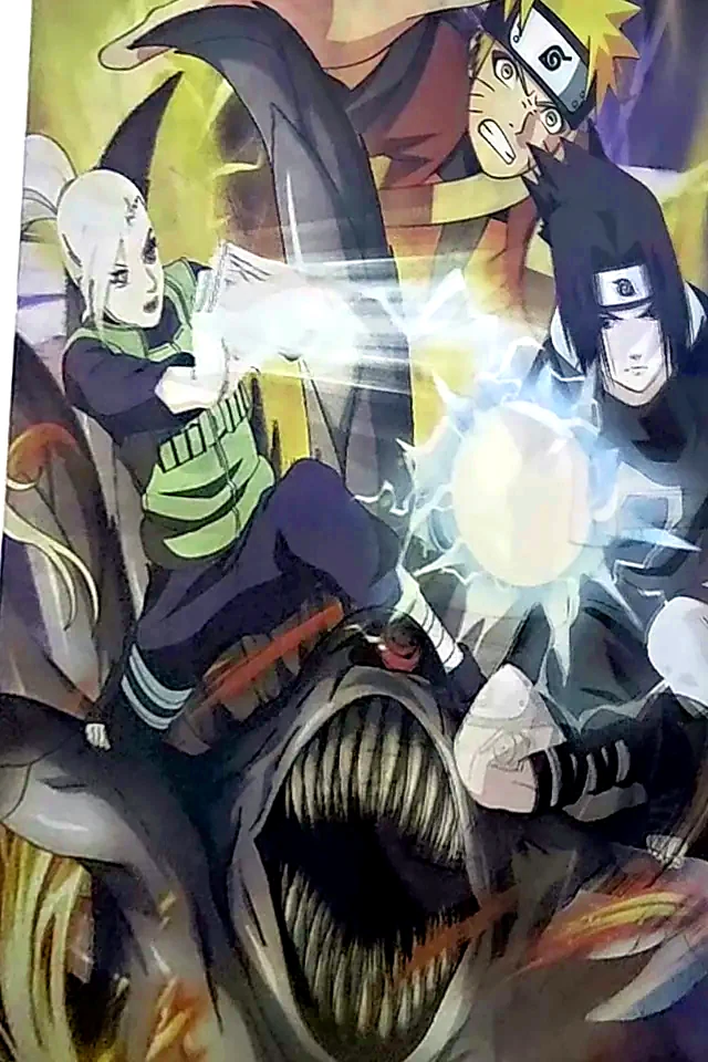 Poster flip de Naruto: Equipo 7