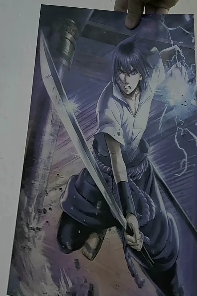 Poster flip de Naruto: Sasuke, Kakashi y Naruto