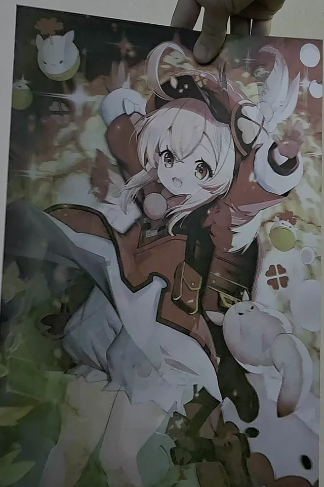 Poster flip de Videojuegos: Klee y Nahida (Genshin)