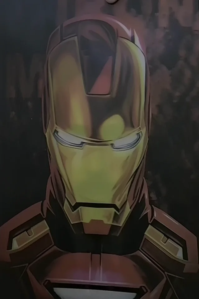 Poster flip de Marvel: Iron Man y Tony Stark