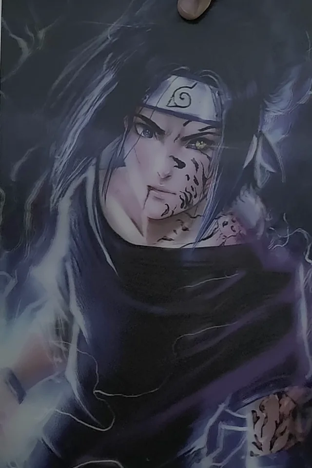 Poster 3D de Naruto: Sasuke