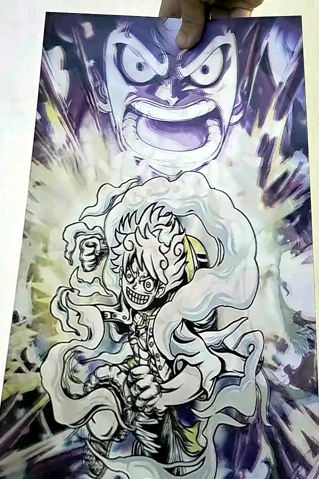 Luffy Gear 5 (arte lineal) · imagen 2