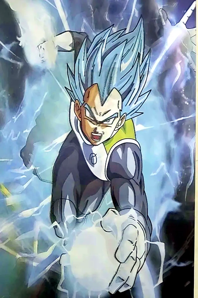 Poster flip de Dragon Ball: Vegeta Super Saiyajin Blue