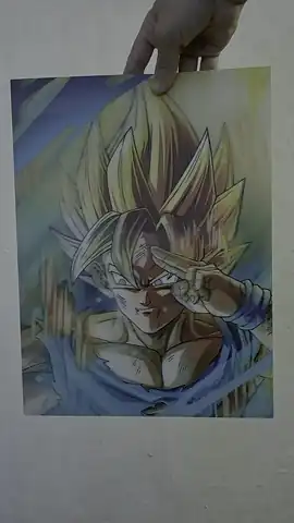 Goku en movimiento