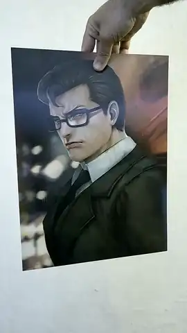 Superman y Clark Kent en movimiento
