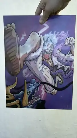Luffy Gear 5 en movimiento