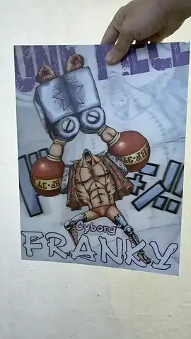 Poster 3D lenticular de One Piece (P074) en movimiento
