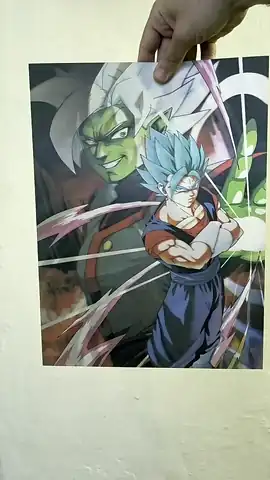 Vegetto y Zamasu en movimiento