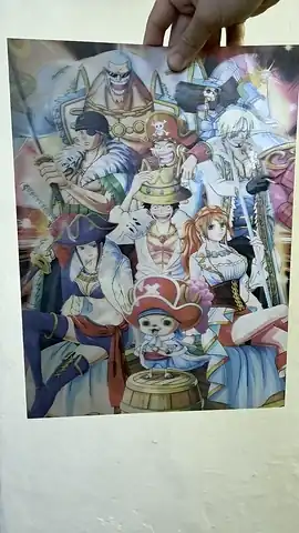 Luffy y los Sombrero de Paja en movimiento