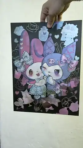 My Melody y Kuromi en movimiento