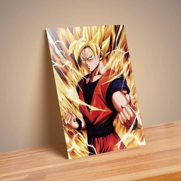 Cuadro Decorativo Poster Anime Goku Super Saiyan Blue 3D - Image 4