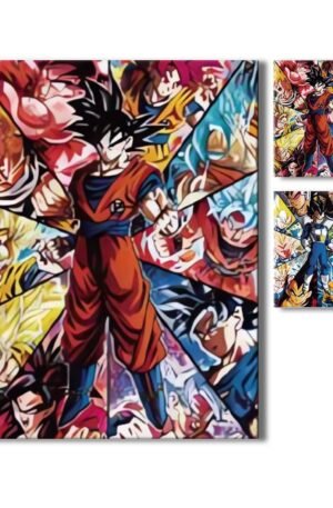 Poster 3D Dragon Ball Super Goku Vegeta