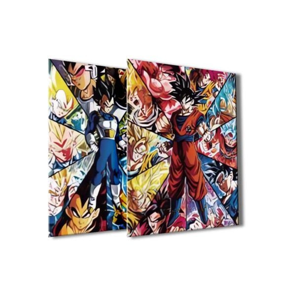 Poster 3D Dragon Ball Super Goku Vegeta - Image 2