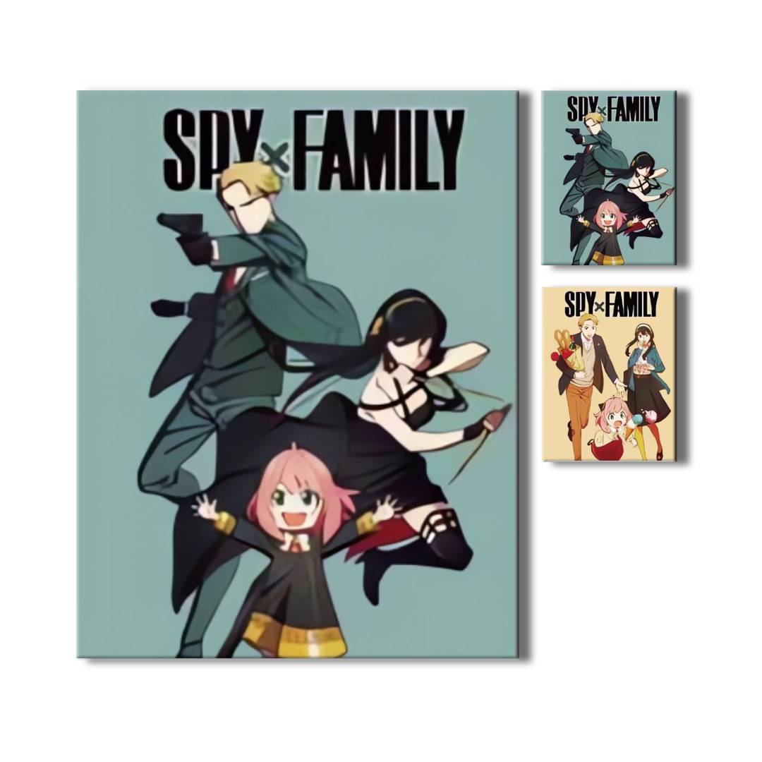 Cuadro Spy X Family Anime Poster 3D