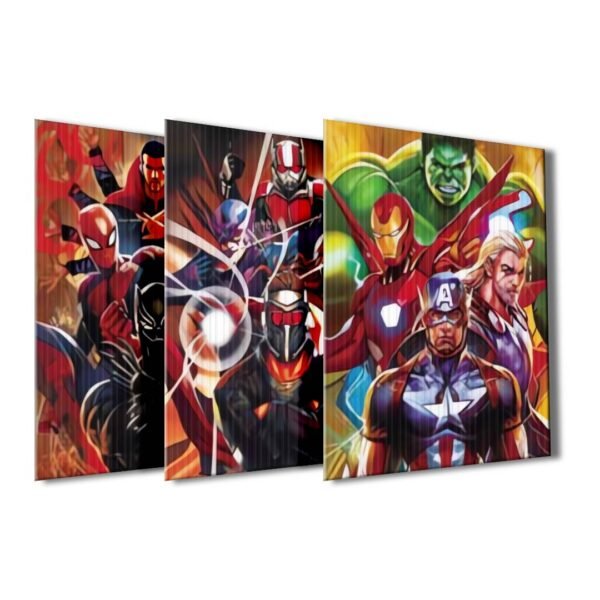 Cuadro Decorativo Poster Marvel Avengers Vengadores Comic 3D - Image 2