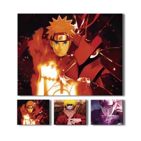 Cuadro Decorativo Anime Poster 3d Naruto Uzumaki