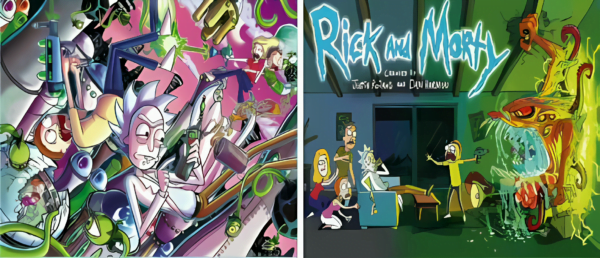 Agrega Diversión Interdimensional a tu Espacio con el Cuadro Poster 3D Rick and Morty 2 en 1 - Image 3