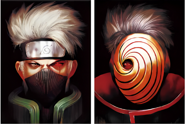 El épico encuentro entre Obito y Kakashi cobra vida con el Poster 3D Lenticular - Image 3