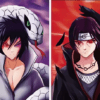 Cartel Decorativo Poster Itachi Sasuke 3D 30x40 2 en 1 - Image 3
