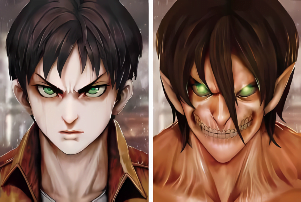 Cuadro Decorativo Poster 3D Eren Jaeger Titan 4K 30×40 2 en 1 - Image 3