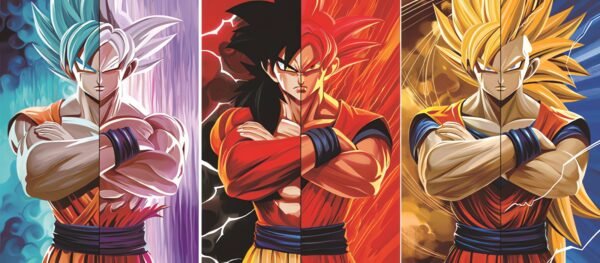 El ascenso del héroe: Cartel Decorativo Poster 3D Goku 6 fases - Image 3