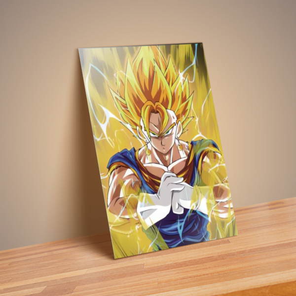 Cartel Decorativo Poster 3D Vegetto Blue 4K 30×40 2 en 1 - Image 4