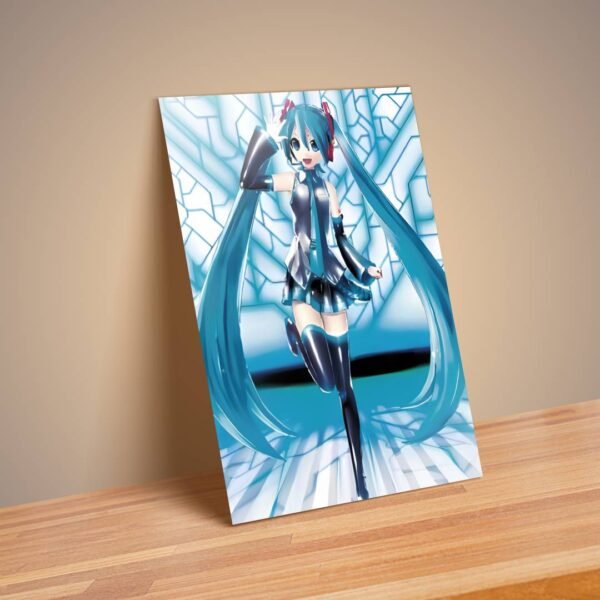 Cuadro Poster 3D Hatsune Miku: ¡Dale vida a tus paredes con esta obra de arte! - Image 4