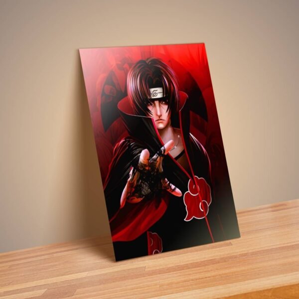 Cartel Decorativo Poster Itachi Uchiha 3D 30x40 2 en 1 - Image 4