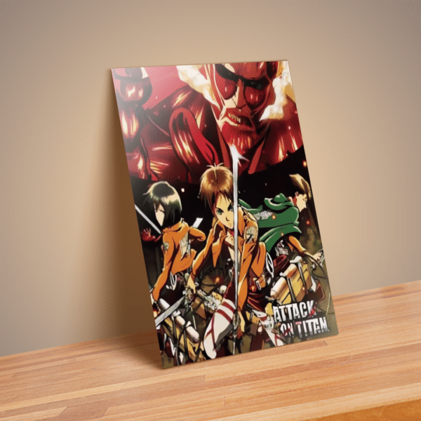 Cartel Decorativo Poster 3D Attack on Titan 4K 30×40 3 en 1 - Image 6