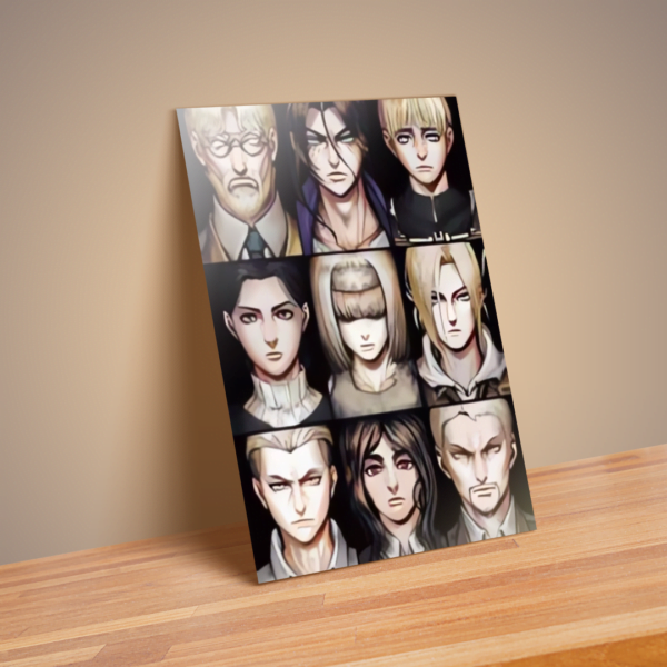 Cuadro Decorativo Poster 3D Attack on Titan Titanes 4K 30×40 2 en 1 - Image 5