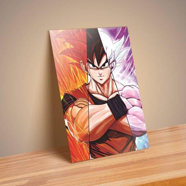 El poderoso encuentro: Cartel Decorativo Poster 3D Goku Vegeta - Image 4