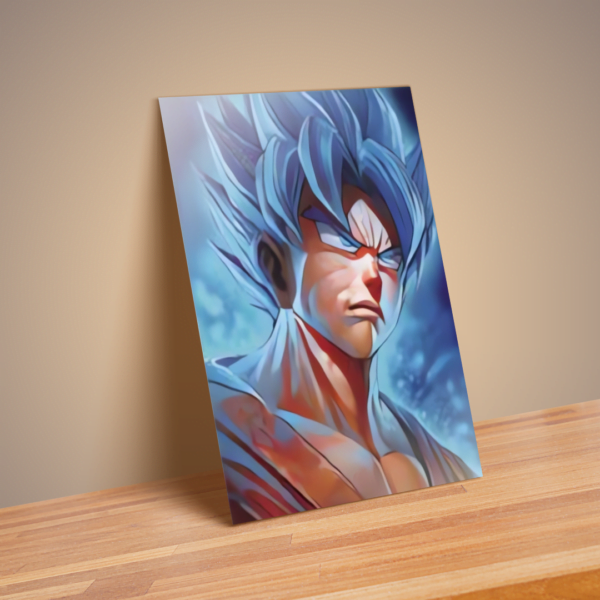 Descubre la Impresionante Fusión en el Cartel Decorativo Poster 3D Goku Azul Black Goku 4K 30×40 2 en 1 - Image 4