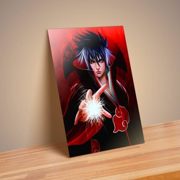 Cartel Decorativo Poster Itachi Uchiha 3D 30x40 2 en 1 - Image 5