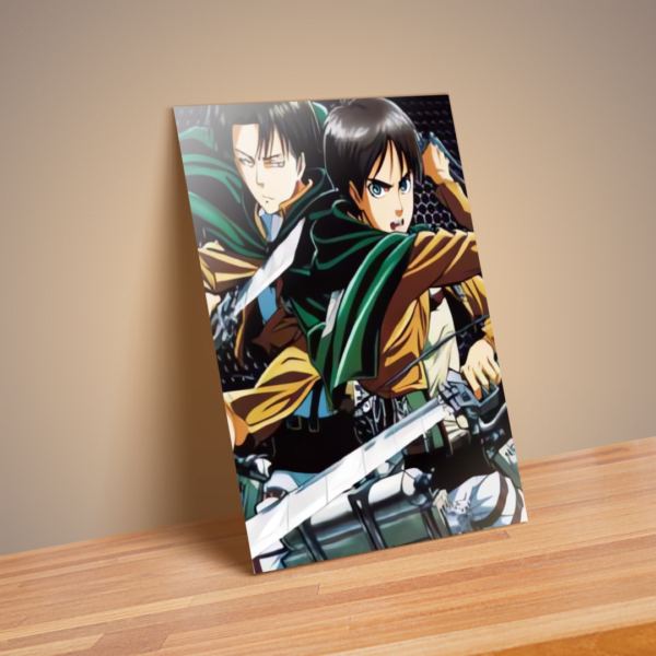 Cartel Decorativo Poster 3D Attack on Titan 4K 30×40 3 en 1 - Image 5