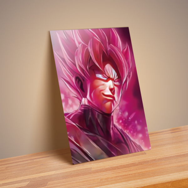 Descubre la Impresionante Fusión en el Cartel Decorativo Poster 3D Goku Azul Black Goku 4K 30×40 2 en 1 - Image 5