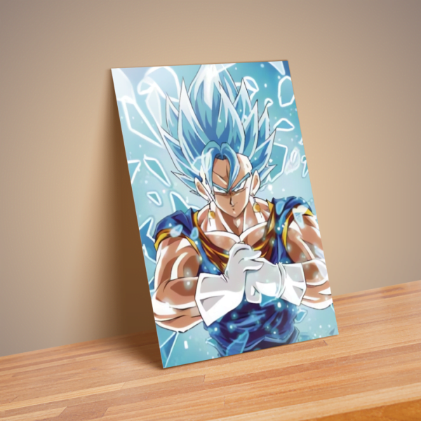 Cartel Decorativo Poster 3D Vegetto Blue 4K 30×40 2 en 1 - Image 5