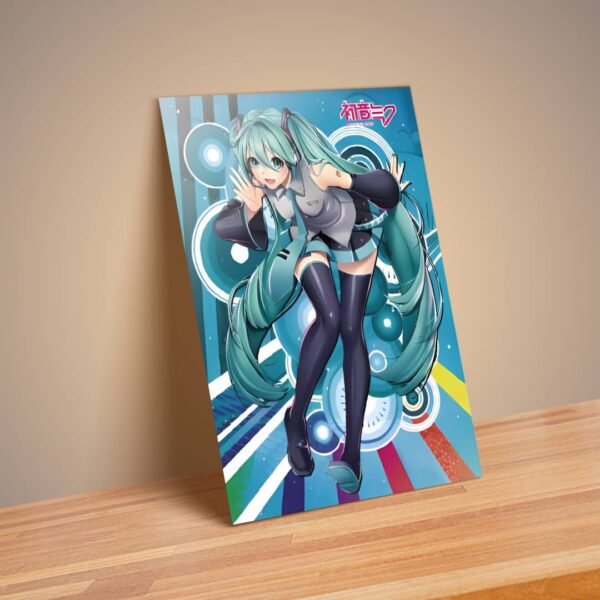 Cuadro Poster 3D Hatsune Miku: ¡Dale vida a tus paredes con esta obra de arte! - Image 6