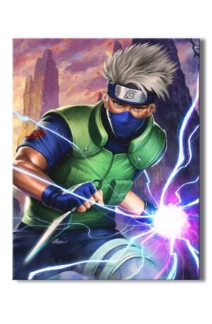 Sumérgete en el mundo ninja con nuestro Poster 3D Decorativo 30x40 de Kakashi Hatake