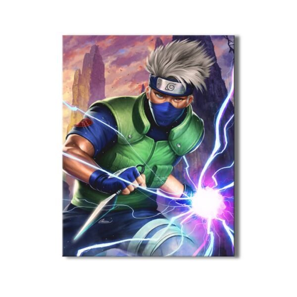 Sumérgete en el mundo ninja con nuestro Poster 3D Decorativo 30x40 de Kakashi Hatake