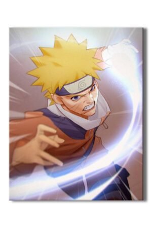 El poder del Anime Naruto cobra vida en nuestro Poster 3D Decorativo 30x40