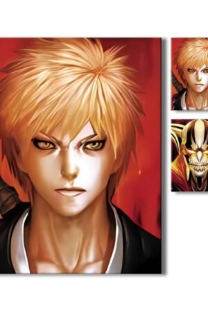 Cartel Decorativo Poster 3D Ichigo Kurosaki Shinigami 30x40 - 2 en 1