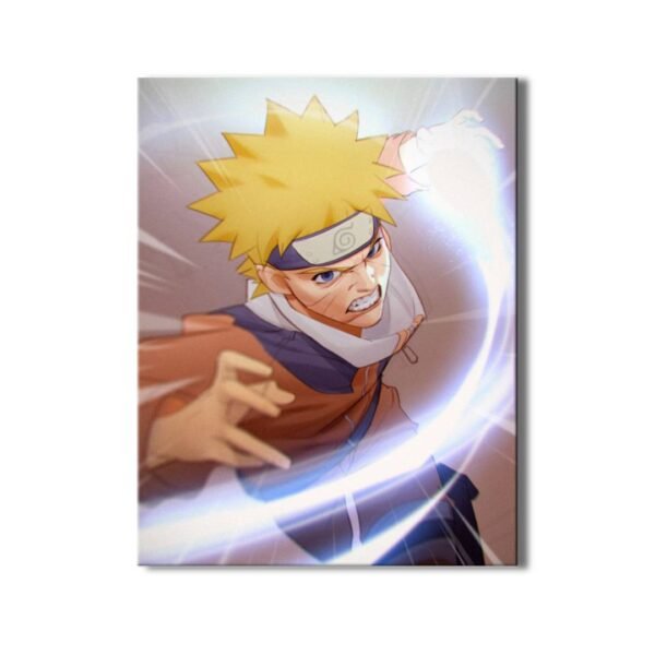 El poder del Anime Naruto cobra vida en nuestro Poster 3D Decorativo 30x40