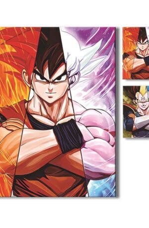 El poderoso encuentro: Cartel Decorativo Poster 3D Goku Vegeta