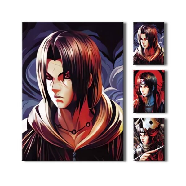 Cartel Decorativo Poster Itachi 3D 30x40 3 en 1