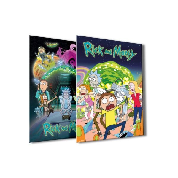 Agrega Diversión Interdimensional a tu Espacio con el Cuadro Poster 3D Rick and Morty 2 en 1