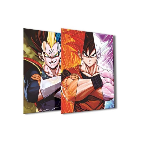 El poderoso encuentro: Cartel Decorativo Poster 3D Goku Vegeta - Image 2