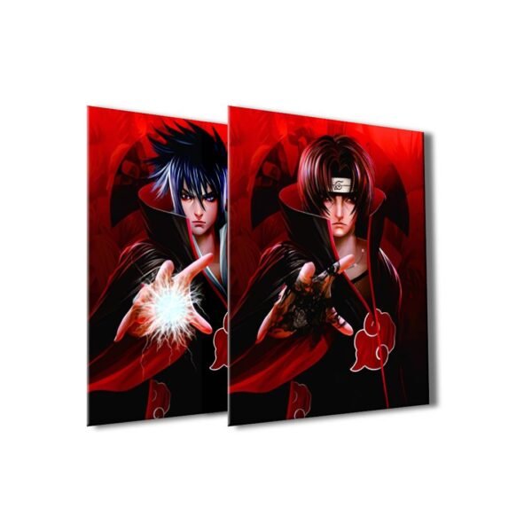 Cartel Decorativo Poster Itachi Uchiha 3D 30x40 2 en 1 - Image 2