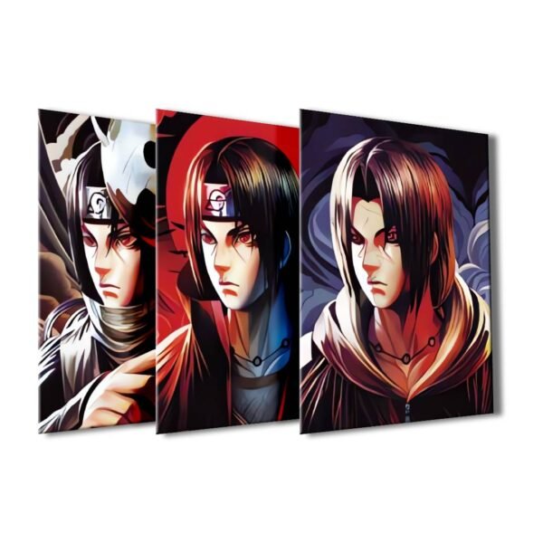 Cartel Decorativo Poster Itachi 3D 30x40 3 en 1 - Image 2