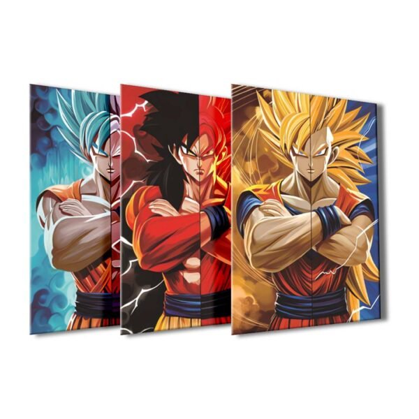 El ascenso del héroe: Cartel Decorativo Poster 3D Goku 6 fases - Image 2